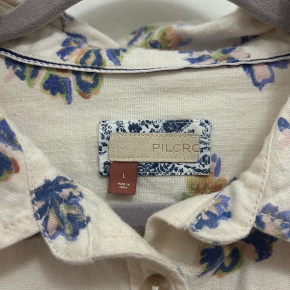 Anthropologie Pilcro Floral Tunic Buttondown - Picture 6 of 16